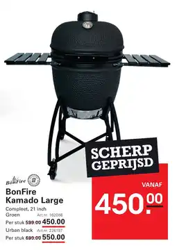 De Kweker BonFire Kamado Large aanbieding