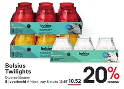 De Kweker Bolsius Twilights aanbieding