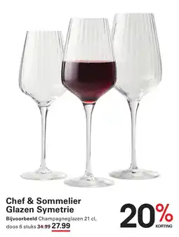 De Kweker Chef & Sommelier Glazen Symetrie aanbieding