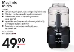 De Kweker Magimix Micro aanbieding