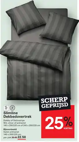 De Kweker Slimline Dekbedovertrek aanbieding