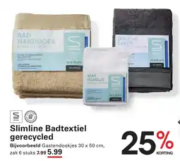De Kweker Slimline Badtextiel gerecycled aanbieding