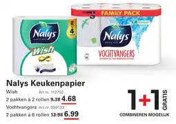 De Kweker Nalys Keukenpapier aanbieding