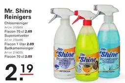 De Kweker Mr. Shine Reinigers aanbieding