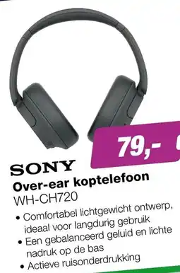 EP Beerepoot SONY Over-ear koptelefoon WH-CH720 aanbieding