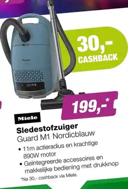 EP Beerepoot Miele Sledestofzuiger Guard M1 Nordicblauw aanbieding