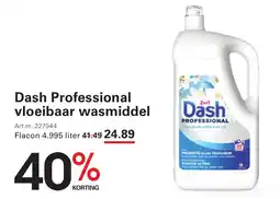 De Kweker Dash Professional vloeibaar wasmiddel aanbieding