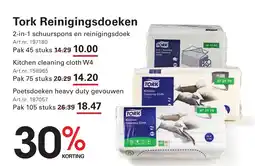 De Kweker Tork Reinigingsdoeken aanbieding