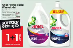 De Kweker Ariel Professional Wasmiddel aanbieding