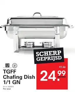De Kweker TGFF Chafing Dish 1/1 GN aanbieding