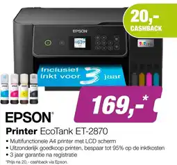 EP Beerepoot EPSON Printer EcoTank ET-2870 aanbieding