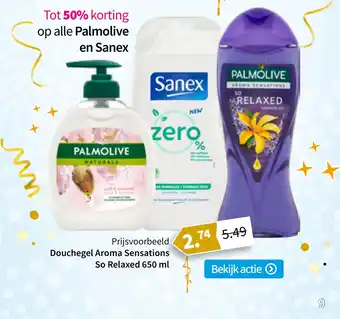 Plein.nl Tot 50% korting op alle Palmolive en Sanex 650ml aanbieding