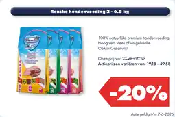 Huisdier Voordeelshop Renske hondenvoeding 2 - 6.5 kg aanbieding