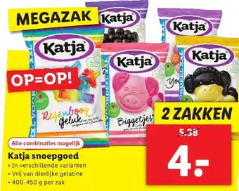 Lidl Katja snoepgoed 400-450g aanbieding