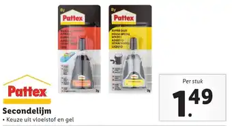 Lidl Secondelijm aanbieding