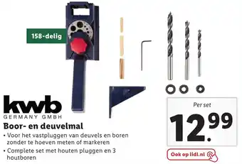 Lidl Boor- en deuvelmal aanbieding