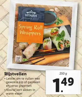 Lidl Rijstvellen 250g aanbieding