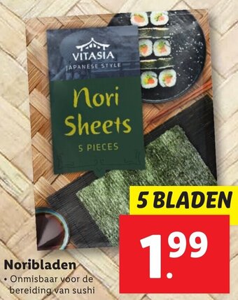 Lidl Noribladen aanbieding