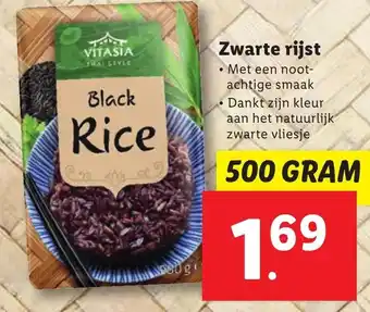 Lidl Zwarte rijst 500g aanbieding