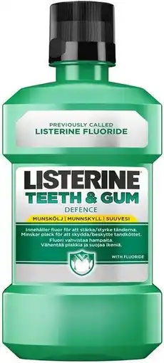 Bol.com Listerine - Teeth & Gum Defence - Freshmint - Mondspoeling/Mondwater - 250ml aanbieding