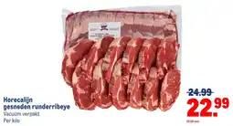 Makro Horecalijn gesneden runderribeye aanbieding