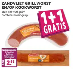 De Boerenschuur Zandvliet Gelderse en/of kookworsten aanbieding