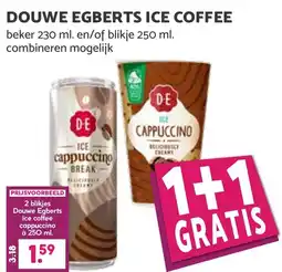 De Boerenschuur Douwe Egberts ice coffee aanbieding