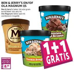 De Boerenschuur Ben & jerry's en/of ola magnum ijs aanbieding