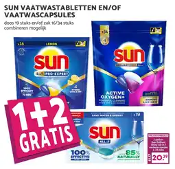 De Boerenschuur Sun vaatwastabletten en/of vaatwascapsules aanbieding