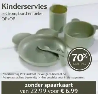 De Boerenschuur Kinderservies aanbieding