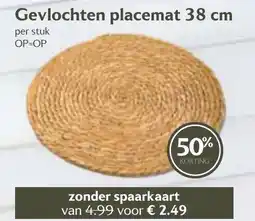 De Boerenschuur Gevlochten placemat aanbieding
