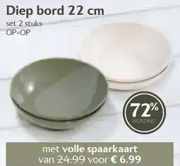 De Boerenschuur Diep bord 22 cm aanbieding