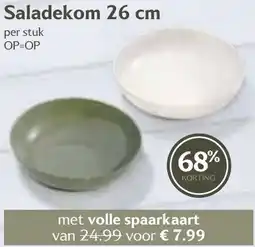 De Boerenschuur Saladekom 26 cm aanbieding