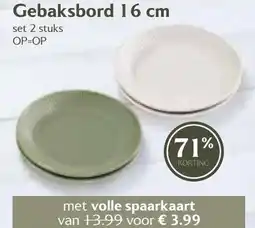 De Boerenschuur Gebaksbord 16 cm aanbieding