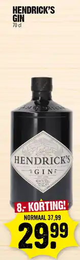 Super Dirck 3 HENDRIGK'S GIN aanbieding