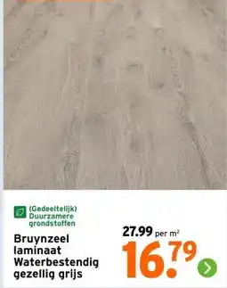 GAMMA Bruynzeel laminaat Waterbestendig gezellig grijs aanbieding