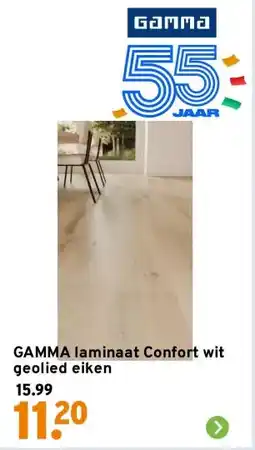 GAMMA GAMMA laminaat Confort wit geolied eiken aanbieding