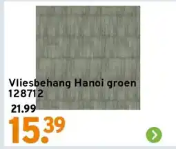 GAMMA Vliesbehang Hanoi groen 128712 aanbieding