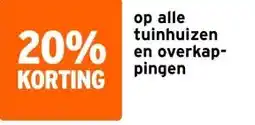 GAMMA op alle tuinhuizen en overkap- pingen aanbieding