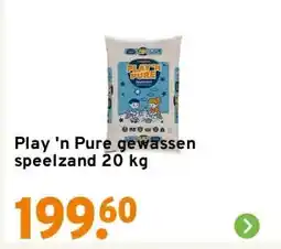 GAMMA Play 'n Pure gewassen speelzand 20 kg aanbieding