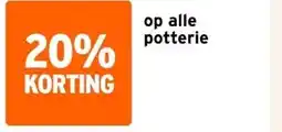 GAMMA op alle potterie aanbieding