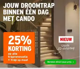 GAMMA op alle traprenovatie + trap op maat aanbieding
