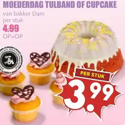 De Boerenschuur Moederdag tulband of cupcake aanbieding