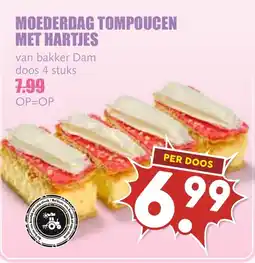 De Boerenschuur Moederdag tompoucen met hartjes aanbieding