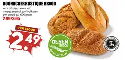 De Boerenschuur Boonacker rustique brood aanbieding