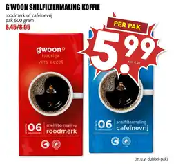 De Boerenschuur G'woon snelfiltermaling koffie aanbieding