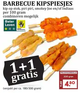 De Boerenschuur Barbecue kipspiesjes aanbieding