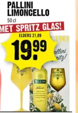 Dirck 3 Pallini limoncello aanbieding