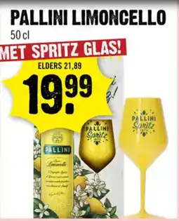 Dirck 3 Pallini limoncello aanbieding
