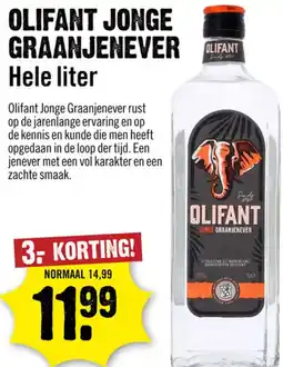 Dirck 3 Olifant Jonge Graanjenever aanbieding